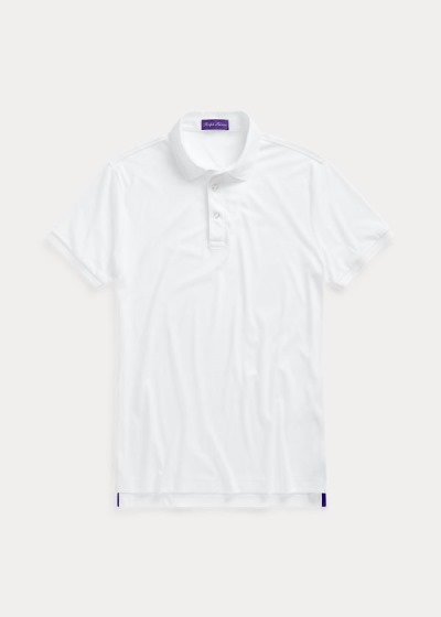 Polos Ralph Lauren Hombre Blancos - Custom Slim Fit Interlock - KGSVY5170